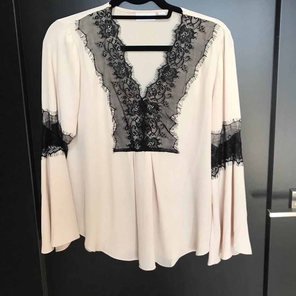 Blouse with Lace Detail